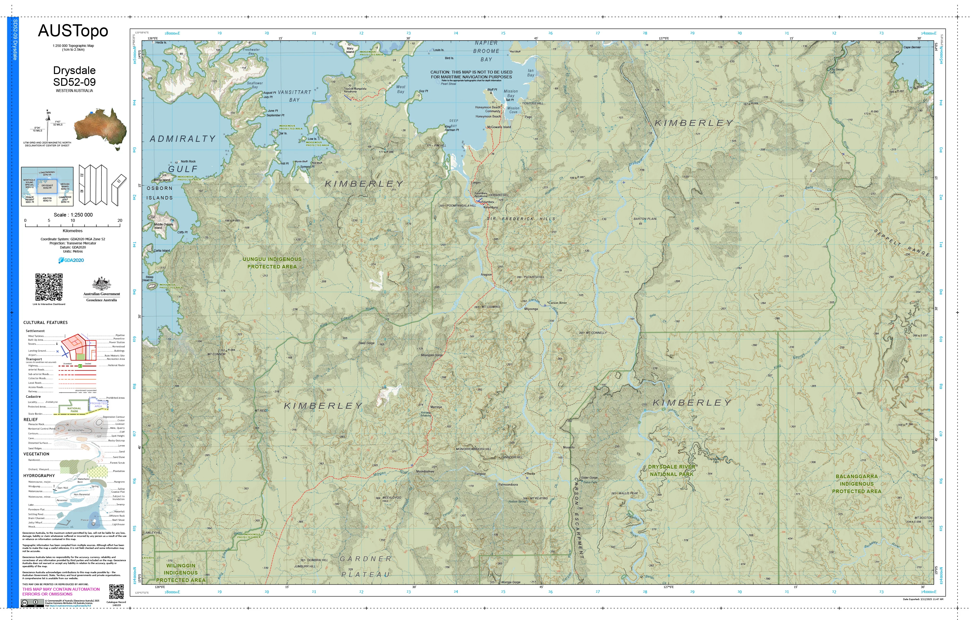 Topographic Maps Australia